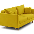 Modern double sofa 3d model