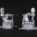 Close Artillery MK38 3d model