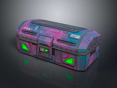 Science Fiction Box Science Fiction Box Military Box Password Box Military Supplies Science Fiction Supplies Science Fiction Password Box 3d model