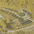 Neat Aerial Planning With Organized Building Layout Tree Surroundings And Road Design