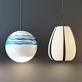 Stylish Various Design Pendant Lights Featuring Ceramic Glass Fabric And Wooden Accents For Interior Decoration