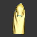 Brazil Yellow Soccer Jersey With Number 10 Nike Logo And Green Trim