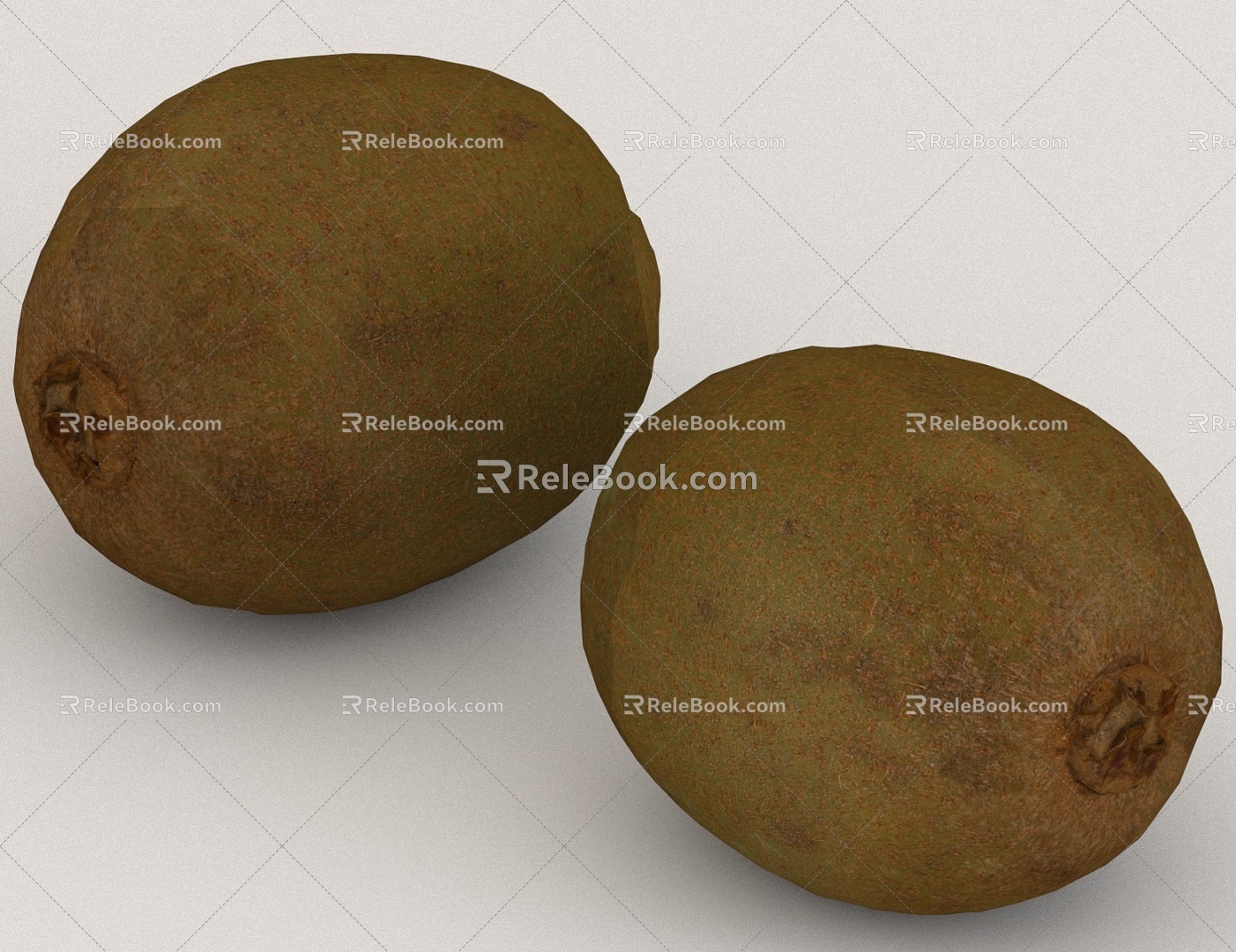 fruit kiwi 3d model