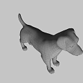 3D Rendered Jack Russell Terrier Dog With White And Brown Coat Standing Pose