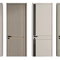 Stylish Interior Swing Doors Showcasing Different Wooden Grain And Light Color Styles