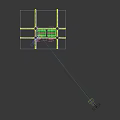 Modern Industrial Warehouse Exterior Design With Parking Lot Vehicles Trees And Entrance