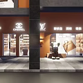 Elegant Luxury Jewelry Store with Chanel LV Window Display and Luxury Goods Recycling Consignment
