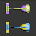 Colorful Electronic Appliances Vibrant Vacuum Cleaners In Blue Green Yellow Pink Purple With Fun Design