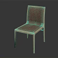Modern Minimalist Leisure Chair With Wooden Frame And Brown Upholstery