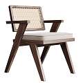 Rattan Dining Chair 3d model