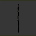 Vintage Brown Metal Safe Cabinet With Textured Surface And Lock Design