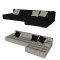 Modern Multiplayer Sofa 3d model