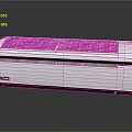 White Wall Mounted Air Conditioner With Grille Design For Home Cooling