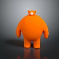 Toy Bear CG Bear Cartoon Bear 3d model