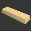 Golden Bar Decorative Ornament Set With Shiny Polished Surface For Home