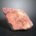 Natural Red Stone With Rough Surface Texture And Unique Appearance
