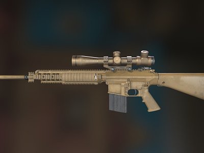 semi-automatic sniper rifle model