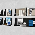 Modern Wall Cabinets With Stylish Display Shelves For Books And Decor Items