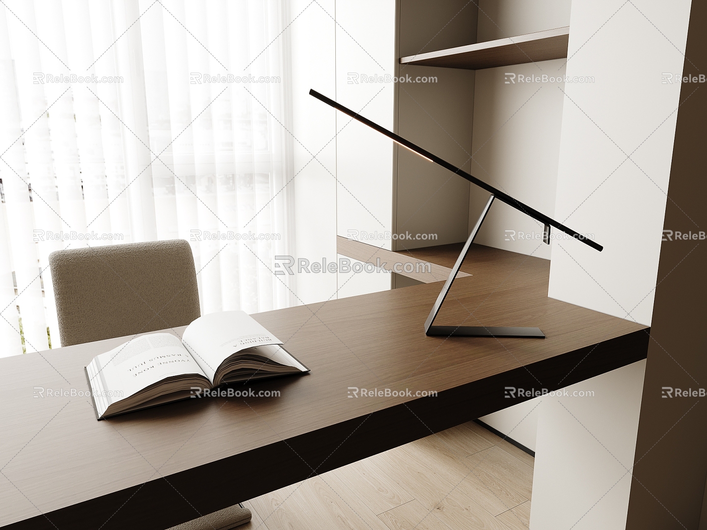 Modern Desk Lamp Minimalist Table Lamp Reading Lamp 3d model