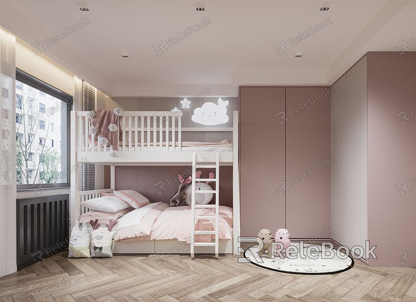 Modern Children's Room model