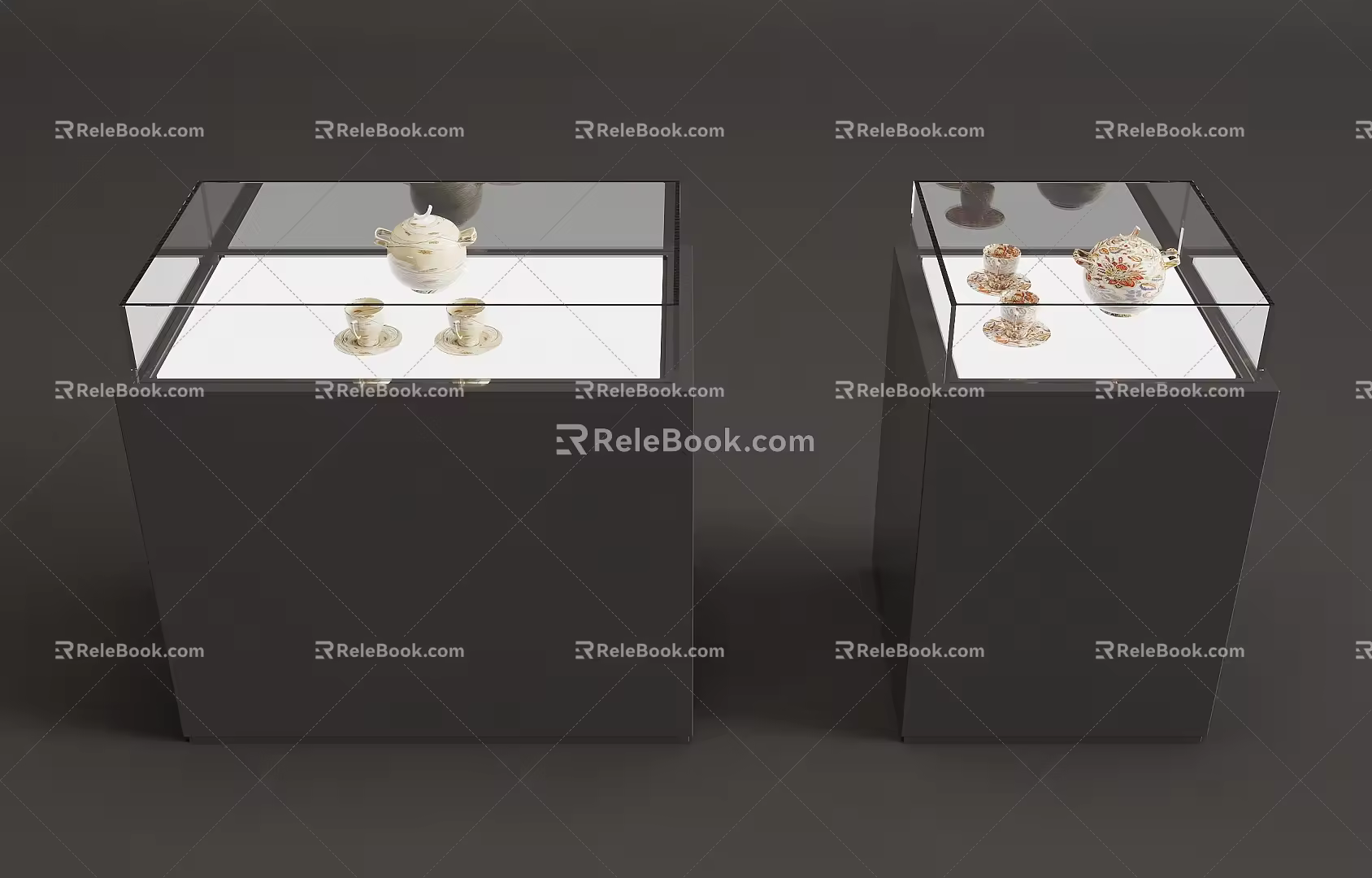 Modern Display Cabinet Display Tools 3d model
