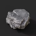 Natural Rock Structure With Rough Gray Surface And Textured Details In Outdoor Setting