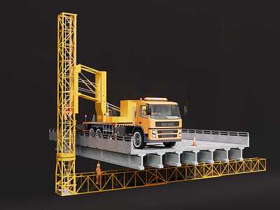 Bridge overhaul vehicle 3d model