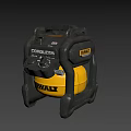 Portable Industrial Air Compressor COROLESS WALT Black And Yellow Design With Control Panel And Handle
