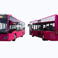 Modern Bus Public Bus 3d model