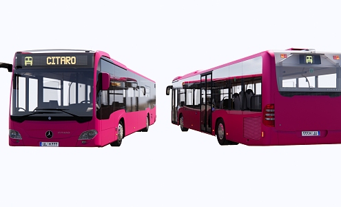 Modern Bus Public Bus 3d model