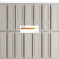 European-style wall panel European-style line European-style gypsum board 3d model