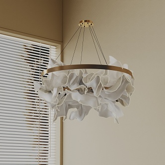 Modern chandelier 3d model