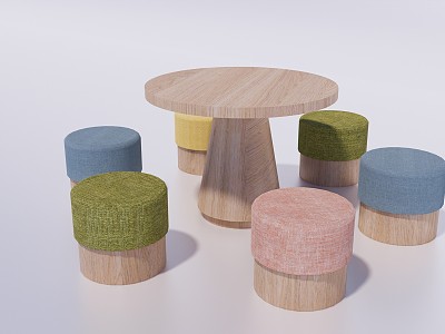 Nordic Children's Tables and Chairs Simple Children's Tables and Chairs Casual Tables and Chairs model