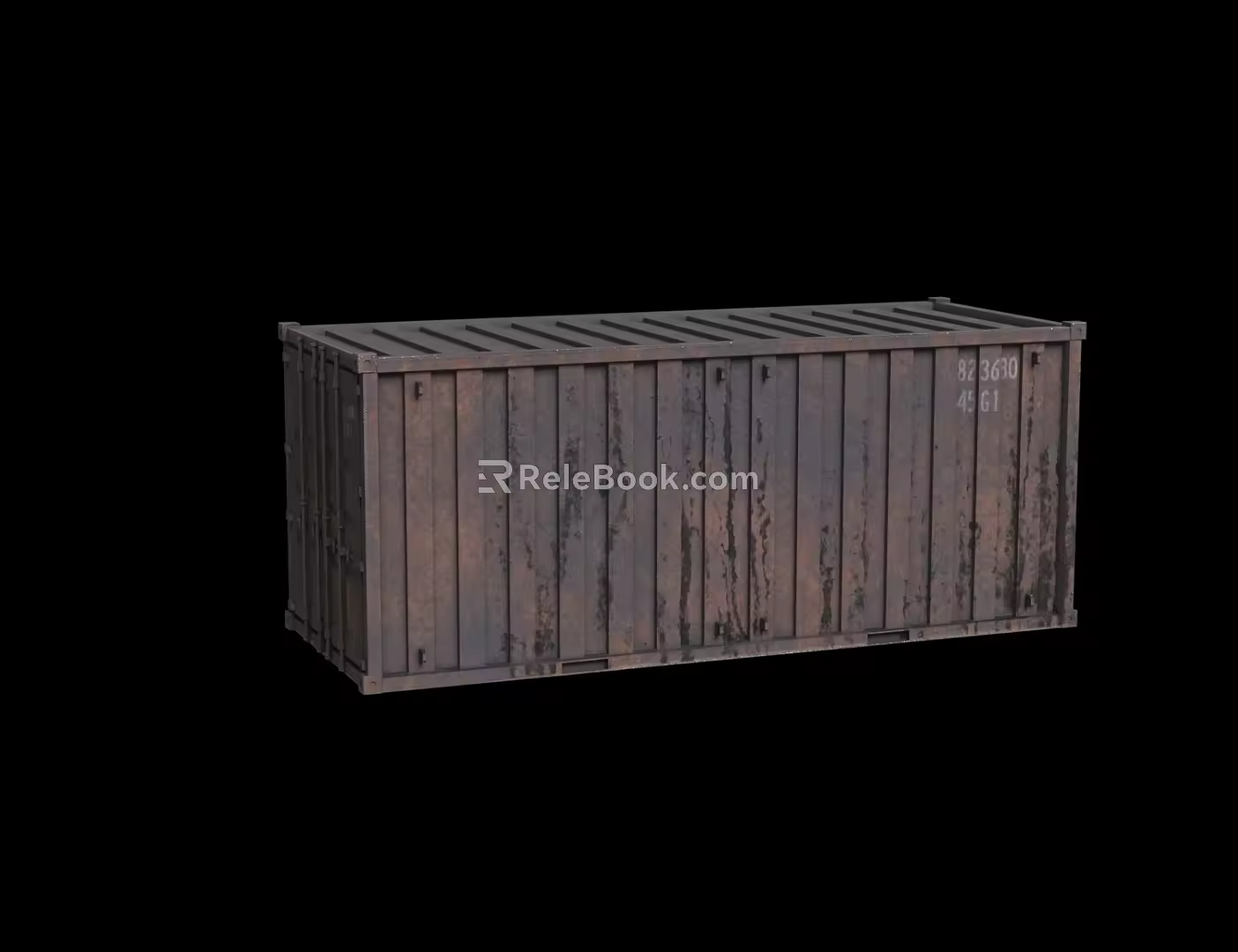 Container Factory Terminal Iron Trunks Iron Trunks Gantry Crane Container Terminal Port Train Container Truck Container 3d model