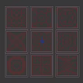 Ornamental Carved Window Panels with Various Intricate Floral and Geometric Patterns