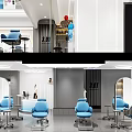 Modern Beauty Salon Interior With Bright Lighting And Stylish Decor