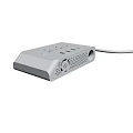 Gray Power Strip With Multiple Outlets Modern Design And Compact Size 3d model