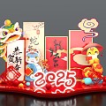 New Year Meichen Meichen Design Mall Meichen Year of the Snake Meichen 3d model