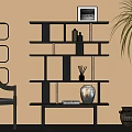 Quiet Bookshelf Shelf 3d model