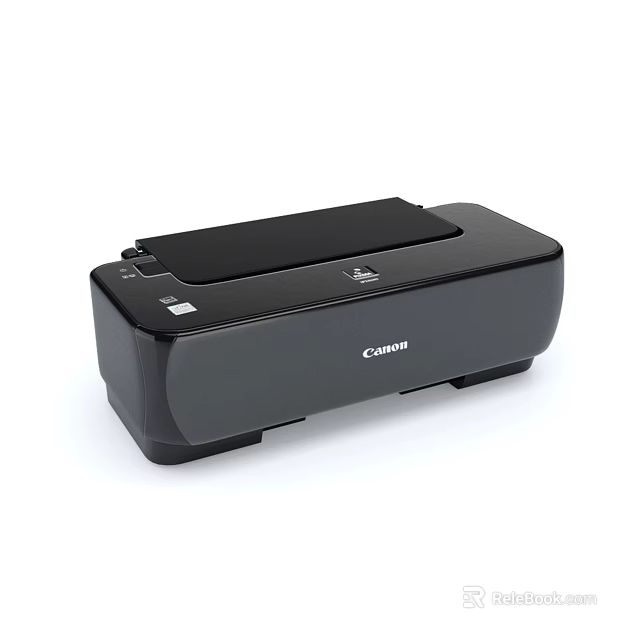 Sleek Black Canon Printer As Essential Office Appliance For Daily Use 3d model 