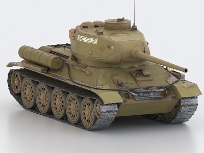 T34 Tank World War II Tank Soviet Tank Medium Tank 3d model