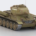 T34 Tank World War II Tank Soviet Tank Medium Tank 3d model