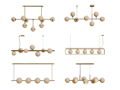 Modern Chandelier Art Chandelier Spherical Chandelier 3d model