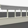 White Window Furniture For Home Interior With Slatted Blinds And Sill Frame Design