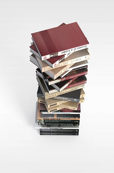 Tech Exhibition Hall Showcasing Digital Marketing E Commerce Cryptocurrency SEO Learning Books 3d model