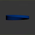 Modern Minimalist Blue Ring Shaped Decorative Ornament Set For Home Interior Decoration