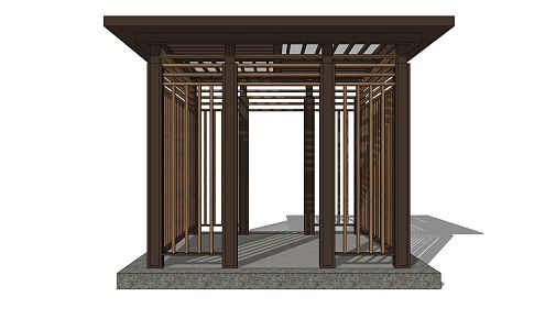 New Chinese Style Pavilion, Corridor Frame, Landscape Pavilion, Leisure Pavilion, Corridor, Special-shaped Frame, Rest Frame, Flower Frame, Gazebo Structure 3d model