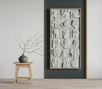 Silent Wall Decorations 3d model