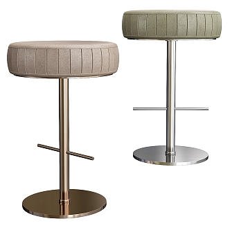 Modern Contemporary Italian Designer Leather Bar Stool Contemporary Italian Leather Bar Stool 3d model