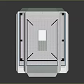 Cartoon Style Tall Building Model With Modern Unique Structure And White Exterior